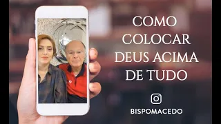 Como colocar Deus acima de tudo