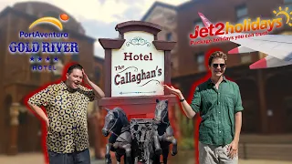 BEST THEMED HOTEL EVER?! Hotel Gold River at Portaventura travel Vlog and hotel review July 2023