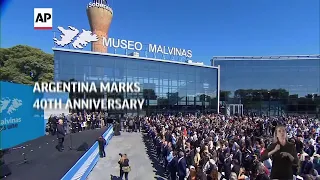 Argentina marks 40th anniversary of Falklands war