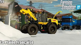 🇫🇷 New Career, SNOW removal and SUGAR BEET cutting│La Plaine Française│FS 22│Timelapse1