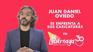 En vivo: Juan Daniel Oviedo se enfrenta a sus caricaturas en La Luciérnaga