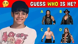 Only True Fans Can Guess WWE Wrestlers By Their Child Photo | WWE Quiz