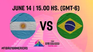 Argentina v Brazil | Full Basketball Game | FIBA U16 Women's Americas Championship 2023