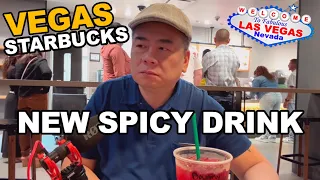 Starbucks New Spicy Dragonfruit Lemonade Refresher.