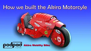 How we built the Akira Motorcycle (Kaneda's Bike). Riding the Akira bike /mobility scooter