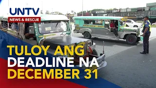 LTFRB, hindi na babaguhin ang deadline ng franchise consolidation sa December 31