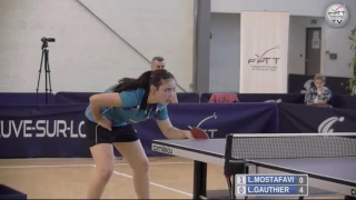 Finale Cadettes   Leïli Mostafavi   Lucie Gauthier   Championnats de France 2015