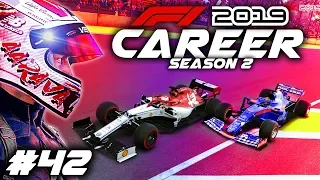 F1 2019 CAREER MODE Part 42: DEVON BUTLER TRIES TO TAKE ME OUT OF THE RACE!