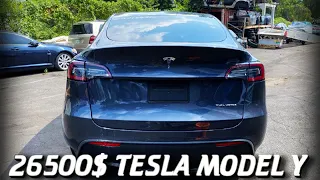 #Tesla MODEL Y LONG RANGE за 26500$. Что ты такое? Авто из США , электромобили из Америки.