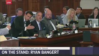 Paxton impeachment trial: Opposing attorneys argue while Ryan Bangert is on the stand