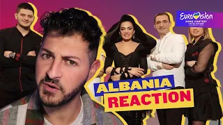 EUROVISION 2023 🇦🇱 ALBANIA REACTION | Albina & Familja Kelmendi - 🎼 Duje 🎼