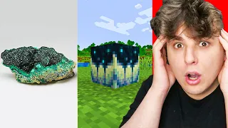 RZADKIE BLOKI z MINECRAFT ISTNIEJĄCE w PRAWDZIWYM ŻYCIU 😨!