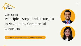 Webinar on 'Principles, Steps & Strategies in Negotiating Commercial Contracts' | LLS