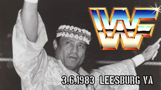 WWF Leesburg, VA March 6th, 1983 Results (Jimmy Snuka & Rocky Johnson vs Wild Samoans)