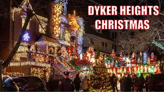 NYC LIVE Dyker Heights Christmas Lights Walking Tour Brooklyn Home Decorations 2023