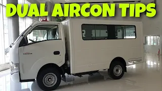 ISUZU TRAVIZ DUAL AIRCON TIPS