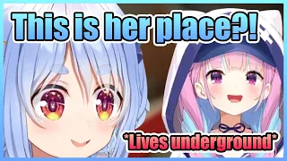 Pekora Was Shocked When She Found Aqua’s Enormous Secret Underground Introvert Hideout...【Hololive】