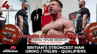 Britain's Strongest Man u80kg | Part 1 - Qualifiers