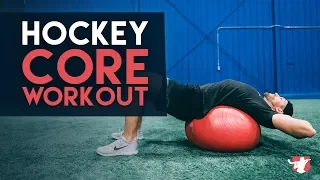 Hockey Core Stability Ball Workout 🏒