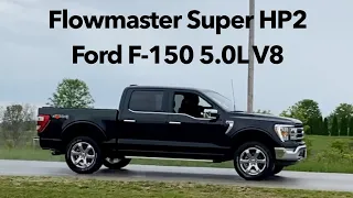 Flowmaster Super HP2 Muffler on 2022 F-150 Coyote 5.0L V8