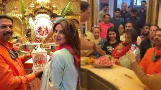 Priyanka Chopra Spotted With Baby Malti at Siddhivinayak Temple