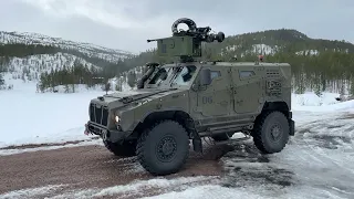 Zetor Gerlach 4x4 ATV with Kongsberg RWS PROTECTOR RS6 Firing test 2023