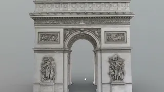 Arc de Triomphe 3D Model