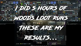 5 Hours of Running My Woods Loot Route - Here's My Results | Escape From Tarkov