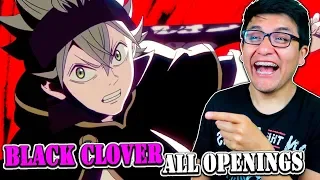 REACCIONO POR PRIMERA VEZ A TODOS LOS OPENINGS DE BLACK CLOVER (1-8)