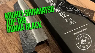 Unboxing - KOUHEI-SHINMATSU ZDP-189 BUNKA BLACK 200MM (7.9") Suncraft Knives