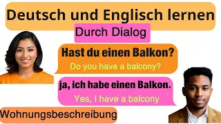 Deutsch und Englisch lernen A1/A2 l Wohnungsbeschreibung