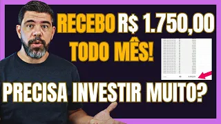 RENDA COM FUNDOS IMOBILIÁRIOS! PARA RECEBER RENDA MENSAL TODO MÊS! VOCÊ NÃO PRECISA INVESTIR MUITO!