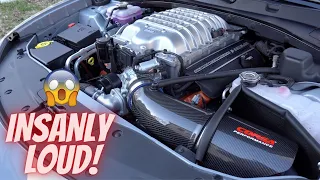 INSTALLING CORSA CARBON FIBER INTAKE ON 2022 HELLCAT CHARGER