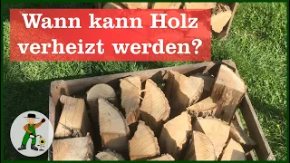 Wann ist Brennholz ofenfertig?