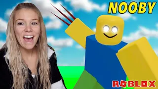 ESCAPE Roblox Nooby! My PB and J Mom is Such a NOOB But STILL Escapes!