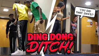 EXTREME DING DONG DITCH PART 34! *COLLEGE EDITION*
