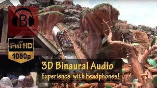 Splash Mountain, Full Ride DAY - Magic Kingdom, Walt Disney World [HD, 3D Audio]