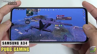 Samsung Galaxy A34 test game PUBG Mobile Update 2024 | Dimensity 1080