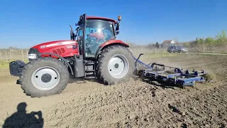 Može on to ! CASE IH MAXXUM 125 x Tupanjac 6.1 m Teška Drljača