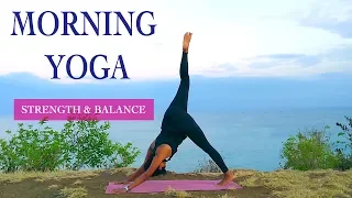 Surya Namaskar & Yoga Asanas | Morning Yoga Workout | Strength and Balance I Yogalates with Rashmi