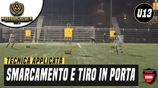 ESORDIENTI CALCIO: SMARCAMENTO E TIRO IN PORTA | SCUOLA CALCIO