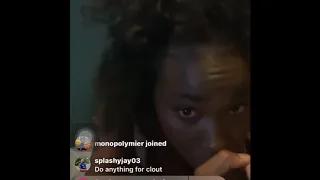 Girl mom exspose her on instagram live