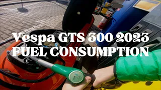 WHAT'S THE FUEL CONSUMPTION OF THE NEW 2023 VESPA GTS 300?