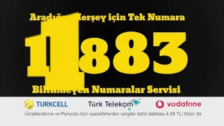 11883 Bilinmeyen Numaralar Hareketli