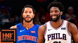 Philadelphia Sixers vs Detroit Pistons - Full Game Highlights | October 15, 2019 NBA Preseason