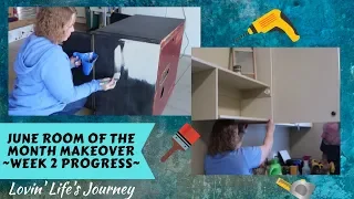 Room of the Month Makeover Challenge Week 2 | Laundry Room Progress Update