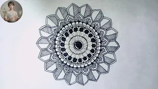 BEAUTIFUL MANDALA ART☺️|@drawingwithvedant575