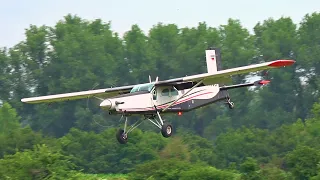 Pilatus Porter take off & landing