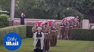 First World War soldiers buried 100 years after their deaths
