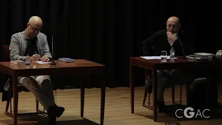 Mesa redonda con Antón Patiño, Fernando Castro Flórez e Santiago Olmo